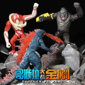 ของเล่นก็อตซิลล่า คิงคอง มอนสเตอร์เวิร์ส ซีรีส์ภาพยนตร์ ฟิกเกอร์แอคชั่นขนาด 11 นิ้ว ตุ๊กตาสัตว์ประหลาด ของเล่นอนิเมะ ของขวัญแปลกใหม่สำหรับเด็ก - Product Image 4