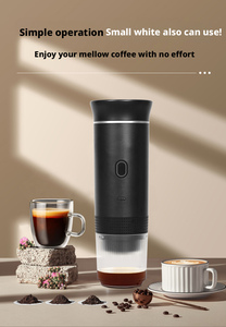 เครื่องชงกาแฟแบบพกพาไร้สาย 3-in-1 เครื่องชงเอสเปรสโซแบบชาร์จไฟได้ ขนาดกะทัดรัด สำหรับใช้ในบ้านและการเดินทาง - Product Image 6