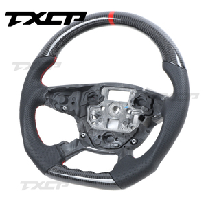 Volant en fibre de carbone pour Ford Escape1 Focus ST <span class=keywords><strong>RS</strong></span> <span class=keywords><strong>Fiesta</strong></span> MK2 MK3 Led Volant - Product Image 2
