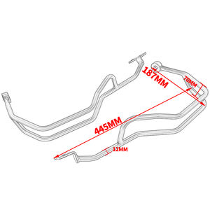 Protector de mano para manillar de motocicleta XXUN para <span class=keywords><strong>BMW</strong></span> <span class=keywords><strong>F750GS</strong></span> 2018 2019 2020 2021 2022 <span class=keywords><strong>2023</strong></span> - Product Image 6