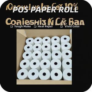 Rollos de Papel Térmico para Recibos Unifon Blancos de una Sola Capa de 80x80 mm para Cajas Registradoras y Sistemas POS de Cajeros Automáticos con Impresión Personalizada - Product Image 5