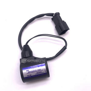 คอยล์โซลินอยด์วาล์ว Senwitt 12V 24V แบบ Pilot Lock Rotary สำหรับอะไหล่ไฮดรอลิกของรถขุด - Product Image 2