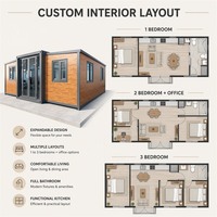 Maison conteneur pliable certifiée CE, structure en acier, isolée, préfabriquée, pour jardin, usage hôtelier ou glamping