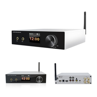 Cloudyx CL-600B PRO Centre audio réseau HiFi |   Amplificateur domestique 3 canaux en aluminium DAC/DSP WiFi 6 Airplay Micro sans fil UHF
