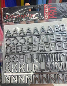 Lettres Murales Métalliques 3D Personnalisées en Résine – Autocollants DIY pour Logos, Noms et Messages d'Amour – Décoration Murale pour Mariage et Maison - Product Image 2