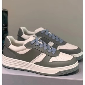 Zapatos Casuales de Diseño de Alta Gama, Transpirables, con Cordones, Antideslizantes, Parte Superior de Cuero Genuino, Combinación de Colores Clásica, Tendencia de Moda - Product Image 1