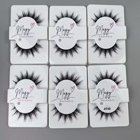 Faux cils effet poupée, style manga, 30 paires, courtes, légères, bandes de cils souples en coton, faux cils en bande