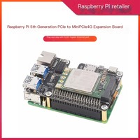 Module de communication Internet Raspberry Pi 5 PCIE 4G avec carte SIM, interface USB/Type-C, RJ45 Gigabit, carte de développement sous Linux OS