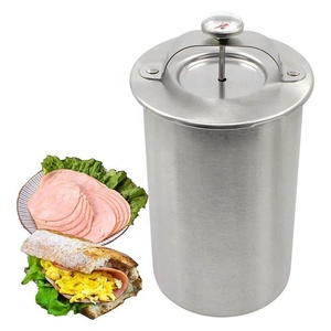 Olla a presión de acero inoxidable con termómetro para hacer carne, herramientas de cocina para hacer carne saludable con horno de <span class=keywords><strong>Bacon</strong></span> - Product Image 1