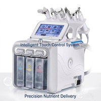 Appareil multifonctionnel 7 en 1 d'hydrodermabrasion Aqua Peel LED pour le rajeunissement de la peau pour les spas