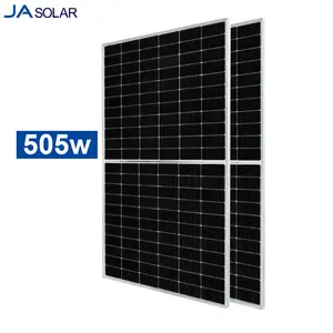 JA Easy Installation Home Use Solar Panel 505W Mono Half-cut Stock Solar Panel