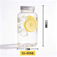 En Stock: Tapa de Aluminio de Grado Alimenticio para Latas de Bebidas de Plástico, para Jugos de 450 ml, Ligera