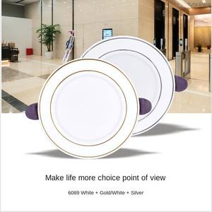 Plafonnier encastré, spot LED 7W, aluminium, design moderne pour chambres à coucher, salons et bureaux à domicile - Product Image 2