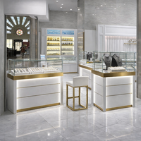 Vitrina de Exhibición de Vidrio Templado y MDF de Estilo Moderno y Lujoso, con Iluminación LED, Diseño Impermeable, Puertas de Vidrio, Personalizable, Alta Calidad