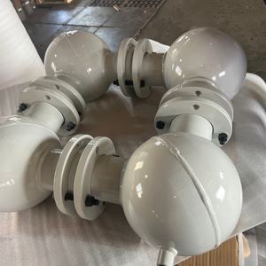 Vanne de décharge de réservoir en acier inoxydable pour machines de fonderie, fabrication de tôles, estampage et soudage, avec coude sphérique - Product Image 2