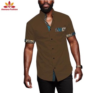 Vêtements <span class=keywords><strong>pour</strong></span> hommes africains en gros, mode <span class=keywords><strong>2020</strong></span>, t-shirt décontracté à manches courtes de haute qualité - Product Image 2