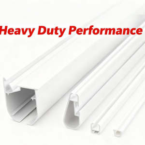 מסילת וילון מסגסוגת אלומיניום איכותית עם מחבר צולב לתקרה, אביזרי מחבר צולב למסילת וילון - Product Image 6