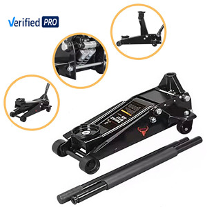 Cric Idraulico a Carrello a Profilo Basso in Acciaio Legato da <span class=keywords><strong>3</strong></span> Tonnellate, Carico Massimo 5T, Robusto Cric a Coccodrillo per Auto da 2/3T per Uso Intensivo - Product Image 1
