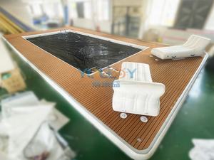 Piscina de mar inflable <span class=keywords><strong>flotante</strong></span> con plataforma de aire y sofá - Product Image 5