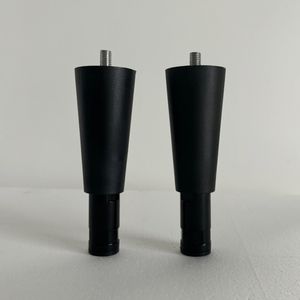 מטבח רגליים מתכווננות רגליים שחורות שולחן פלסטיק מתאים רגליים פלסטיק לרהיטים מטבח סביב הרגליים מרוצפים - Product Image 2