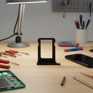 Bandeja SIM para iPhone 12 Mini Negra, Pieza de Repuesto - Product Image 3