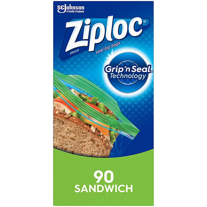 Amazon Hot Koop Sandwich Snack Zakken Ldpe Vriezer Ziplock Zakken Composteerbare Toast Brood Herbruikbare Plastic Sandwich Zak