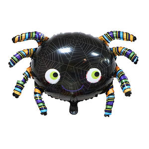 Distributeur de ballons citrouille Happy Halloween en feuille d'hélium - Product Image 4