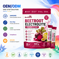 Poudre de Betterave Électrolytique Durlevel en Sachets Marque Blanche – Approvisionnement en Gros, Complément Nutritionnel, MOQ Flexible, Fabricant ODM