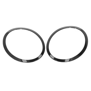 Mini F55 F57 Headlight Trim Rings 7149905 7149906 Black <b>ABS</b> Cover For Car Lighting Decoration - Product Image 5