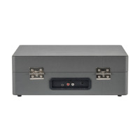 Plattenspieler zum Fabrikpreis mit Eingebauter Batterie, Neuem AUX-Eingang, Bluetooth, USB, SD, 3 Geschwindigkeiten und Stereo-Lautsprechern