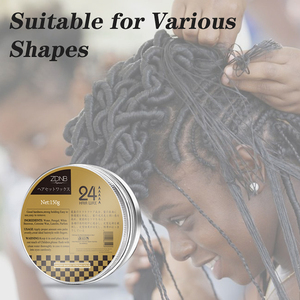 OEM/ODM ZDNB cire capillaire <span class=keywords><strong>cera</strong></span> para el cabello personnalisée longue durée extra forte tenue ferme 360 vagues graisse pommade à base d'eau pour hommes - Product Image 3