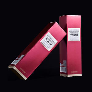Custom Folding Cardboard Box Toner Skincare <b>Packaging</b> Box Gold Foil Stamping High-End Rectangle 375g Paper Box - Product Image 4