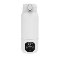 Chauffe-biberon et chauffe-lait portable de 500 ml avec alimentation USB/électrique, idéal pour les voyages et les hôtels