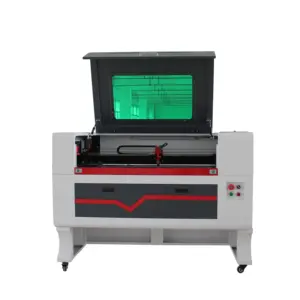 4060 6040 9060 6090 600*400mm के लिए कागज लेजर काटने की मशीन और co2 लेजर उकेरक लकड़ी के साथ ruida m2 reci m2