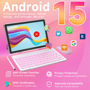Tableta de 10 Pulgadas con 12 GB de RAM (3 GB + 9 GB Expandibles) + 64 GB de ROM, Pantalla Táctil HD de 1280 * 800, Tableta 2 en 1 con Funda con Teclado, Ratón y Lápiz Óptico - Product Image 6