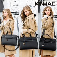Sac à main pour femme Kinmac en cuir PU, sacoche, sac messager, sac pour ordinateur portable 13 pouces, étui pour MacBook Air Pro 13.3