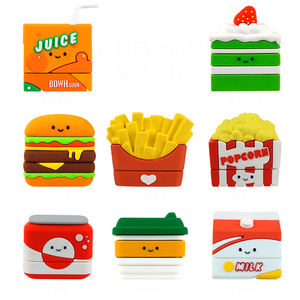 Fabricant <span class=keywords><strong>de</strong></span> tampons en caoutchouc <span class=keywords><strong>de</strong></span> la série alimentaire Cartoon personnalisé Tampon flash durable pour enfants pour vêtements - Product Image 5