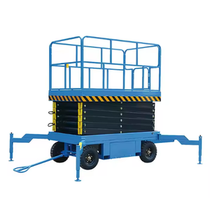 8m 10m 12m 1 <span class=keywords><strong>Ton</strong></span> <span class=keywords><strong>2</strong></span> <span class=keywords><strong>Ton</strong></span> gunting kerja tim udara angkat pria kapasitas besar Platform angkat 6m pengangkat gunting hidrolik seluler elektrik - Product Image 4