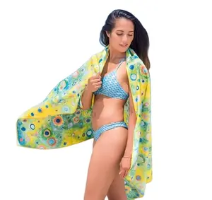 亚马逊畅销书新性感女孩照片热沙免费超细纤维运动瑜伽沙滩巾