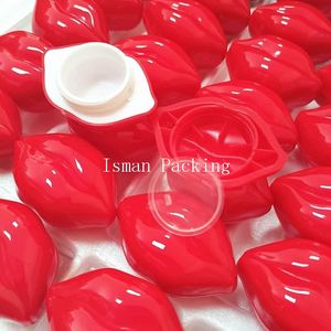 ISMAN Stock – Nouvelle collection de contenants uniques en forme de lèvres pour gloss, tubes à rouge à lèvres, étuis à baume à lèvres, emballages cosmétiques grande ouverture, logo personnalisé - Product Image 5