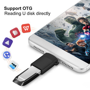 USB C OTG Adapter Thương Hiệu Mới USB Loại C Nam Để USB Một Nữ Chuyển Đổi Vỏ Kim Loại Cung Cấp Điện Cho Máy Tính Xách Tay - Product Image 4