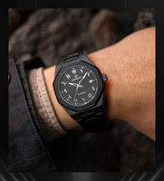Montres mécaniques automatiques de luxe pour hommes, avec chiffres arabes anciens, personnalisables, en stock, vente en gros, succès commercial