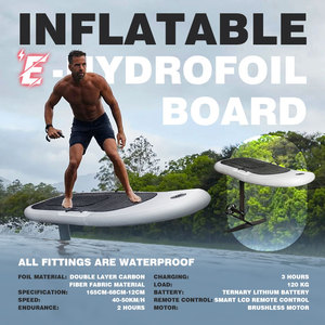 Favorite New Product Inflatable E-foil Surfboard Heavy Duty PVC Anti-Leak with Bag <b>Light</b> for Sea & Coastal Areas - Product Image 6