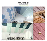 Panneau d'isolation phonique en laine de bois direct d'usine panneaux muraux acoustiques panneaux décoratifs en fibre de bois Eco ciment absorbant le bruit
