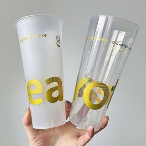 Vasos de Plástico Desechables Iridiscentes con Tapa para Té de Burbujas y Bebidas Frías, de 12, 16, 24 y 32 Onzas, con Logotipo Personalizado, para Tiendas de Leche - Product Image 2