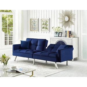 Modern Style Fabric Foldable Sofa Bed <strong>Small</strong> Room Sofa Set <strong>Double</strong> Seat <strong>High</strong> Quality Multicolor Design for Apartment Living Room - Product Image 5