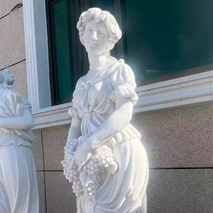 Statua <span class=keywords><strong>Greca</strong></span> della Dea Antica, Scolpita a Mano in Pietra Naturale, Tradizionale, Durevole, Superficie Lucidata, Figura da Giardino, Decorazione per Esterni, 1 Anno - Product Image 6