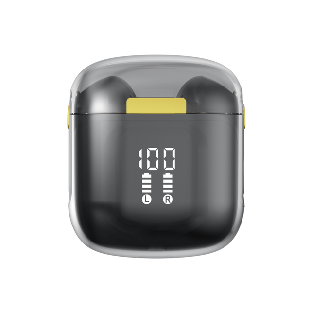 Wireless BT Stereo Mini TWS Earbuds with Digital Display Microphone ENC Noise Cancelling Gaming Sports Earphones