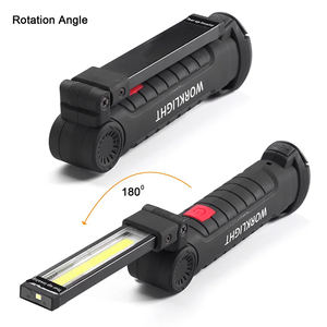 Mini Small Outdoor Rechargeable Portable Pocket Keychain Waterproof Camping Magnetic Inspection Cob <b>Led</b> Flashlight Working <b>Light</b> - Product Image 4