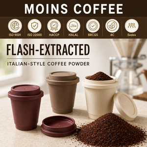 Café Instantáneo Frío en Cápsulas, 100% Arábica, Liofilizado, Sin Azúcar, Bajo en Ácido - Product Image 1